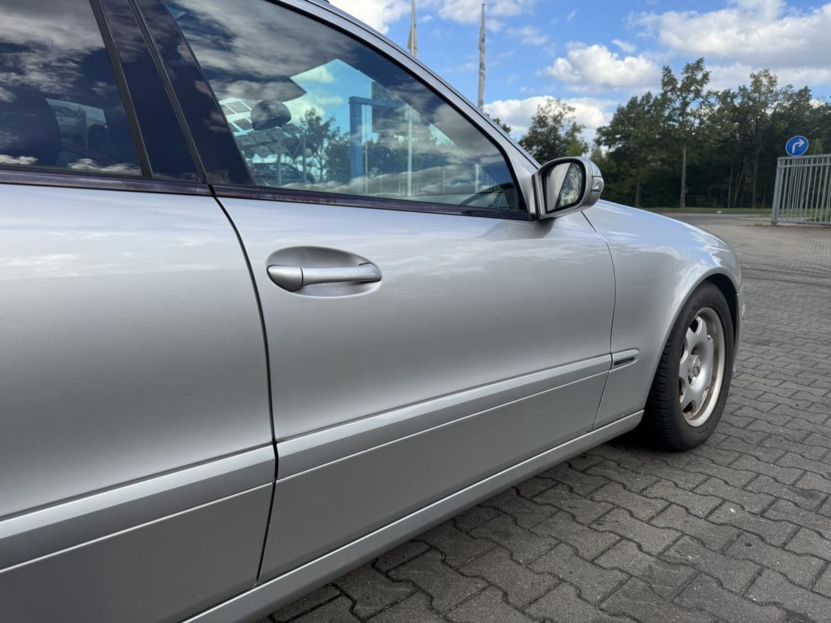 Mercedes E Klasse W211 S211 original T&uuml;r vorn rechts 744 Brillantsilber Rohbau Bj.2005